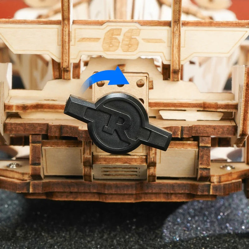 Puzzle 3D de Madera ROKR Racing Car LK505 – Modelo Mecánico para Adulto