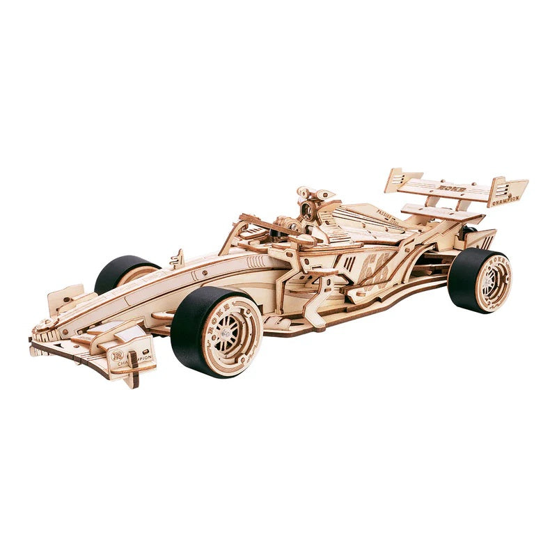 Puzzle 3D de Madera ROKR Racing Car LK505 – Modelo Mecánico para Adulto